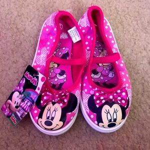 Brand new Minnie Mouse Slip-on Sneakers